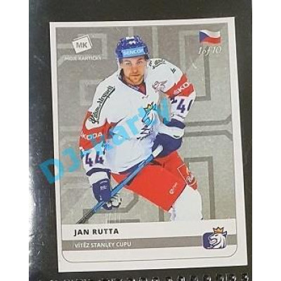 2020 MK Stick Jan Rutta Vítěz Stanley cupu #29 1 of 10 Silver