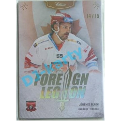2020/21 OFS 2. série Jérémie Blain #FL-JBL 14/15 Foreign Legion Neon Rainbow
