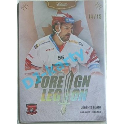 2020/21 OFS 2. série Jérémie Blain #FL-JBL 14/15 Foreign Legion Neon Rainbow