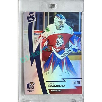 2023 MK reprezentace #065 Karel Vejmelka Rainbow 1of40