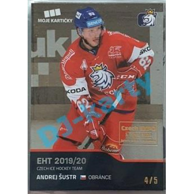 2020 MK reprezentace Andrej Šustr #36 4/5 Silver Czech Expo