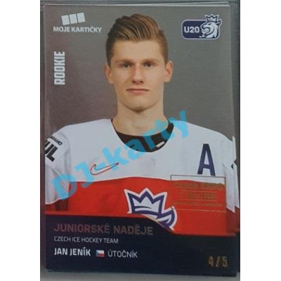 2020 MK reprezentace Jan Jeník #78 4/5 Silver Czech Expo
