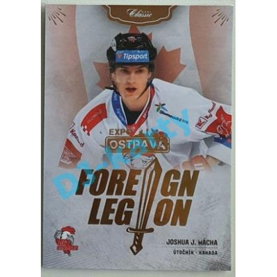 2020/21 OFS 2. série Joshua J. Mácha #FL-JJM Foreign Legion GOLD Expo Ostrava /3