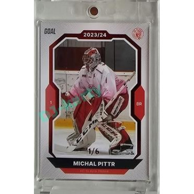 2023/24 Goal cards Chance Liga 2. série #328 Michal Pittr Red 1/6