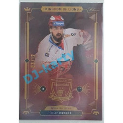 2021 OFS Kingdom of Lions Filip Hronek #B05 03/12 Rainbow