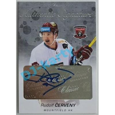 2017/18 OFS Rudolf Červený #AS-42 04/29 Authentic Signature Platinum