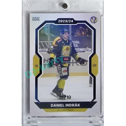 2023/24 Goal cards Chance Liga 1. série #108 Daniel Indrák Blue 10/10