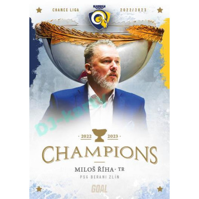 2023 Goal Cards Zlín Champions #27 Miloš Říha
