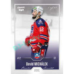 2022/23 Goal Cards Chance Liga 2. série #280 David Michálek Silver 1 of 60