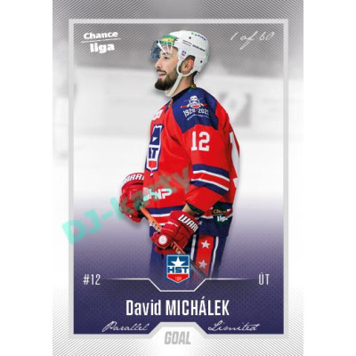 2022/23 Goal Cards Chance Liga 2. série #280 David Michálek Silver 1 of 60