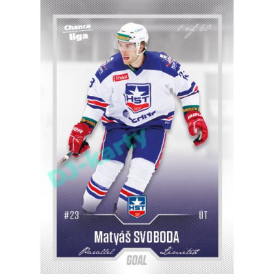 2022/23 Goal Cards Chance Liga 2. série #283 Matyáš Svoboda Silver 1 of 60