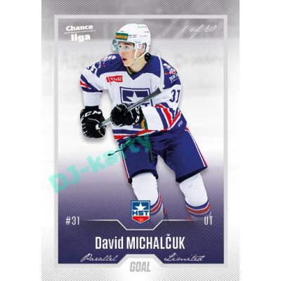 2022/23 Goal Cards Chance Liga 2. série #284 David Michalčuk Silver 1 of 60