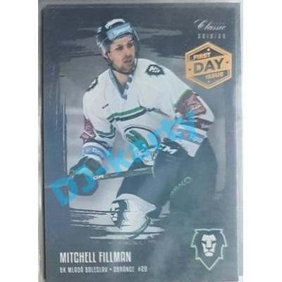 2019/20 OFS Mitchell Fillman #289 Black Rainbow 1st Day of Issue