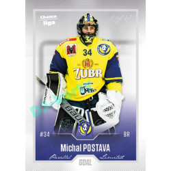 2022/23 Goal Cards Chance Liga 2. série #288 Michal Postava Silver 1 of 60