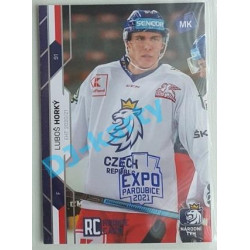 2021 MK reprezentace Luboš Horký RC EHT #9 5/5 Expo Blue