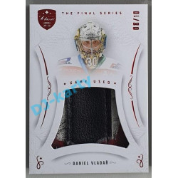 2021/22 OFS The Final Series Daniel Vladař #MEM-DV 08/10 Game Used Red