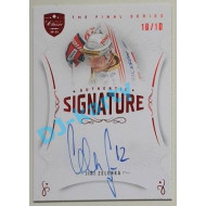 2021/22 OFS The Final Series Jiří Zelenka #TFS-JU 10/10 Authentic Signature Red