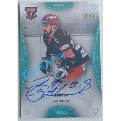 2021/22 OFS The Final Series Zdeněk Čáp #322 06/20 Bonus Signature Rainbow