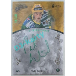 2021 Legendary Cards League Dynasty Vsetín Pavel Zubíček #72 18/30 Signature