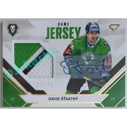 2021/22 Sportzoo TIPSPORT ELH David Šťastný #JS-DS 23/25 Game Jersey Signature