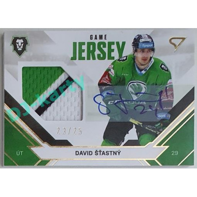 2021/22 Sportzoo TIPSPORT ELH David Šťastný #JS-DS 23/25 Game Jersey Signature