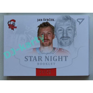 2021/22 Sportzoo TIPSPORT ELH 2. série #SN-SV Jan Švrček Star Night Booklet 11/25