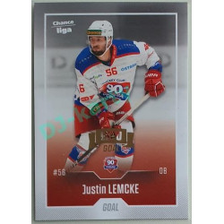 2022/23 Goal Cards Chance Liga 1. série #161 Justin Lemcke Expo Pardubice