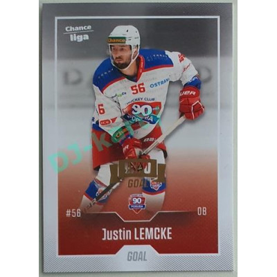 2022/23 Goal Cards Chance Liga 1. série #161 Justin Lemcke Expo Pardubice