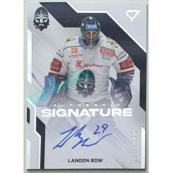 2022/23 Sportzoo ELH 1. série #AS2-LB Landon Bow Signature level 2 xxx/100