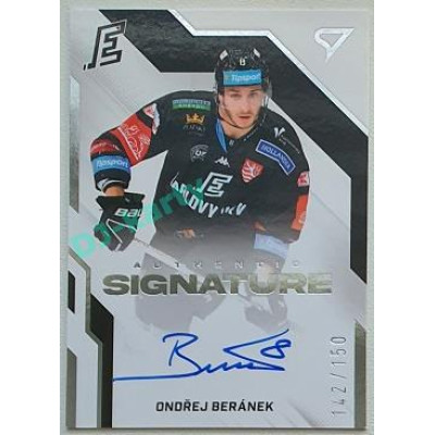 2022/23 Sportzoo ELH 2. série #AS1-OB Ondřej Beránek Signature level 1 xxx/150