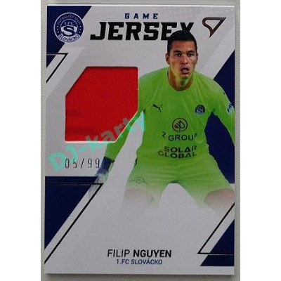 2022/23 Sportzoo Fortuna Liga 2. série #GJ-FN Filip Nguyen Game Jersey 05/99