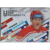 2020/21 OFS 2. série David Vitouch #CTP-14 15/20 Czech Top Prospects Neon Rainbow