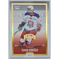 2022/23 Goal Cards Chance Liga 2. série #361 Tomáš Voráček Expo Gold 1 of 3