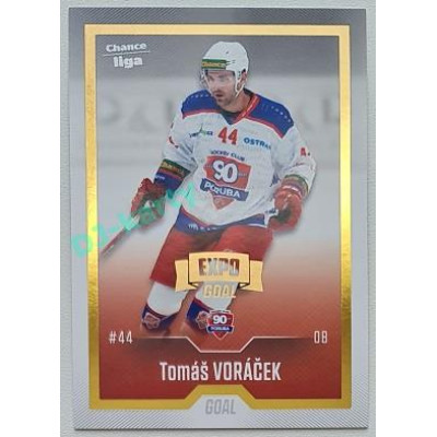 2022/23 Goal Cards Chance Liga 2. série #361 Tomáš Voráček Expo Gold 1 of 3