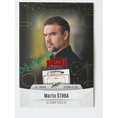 2022/23 Goal Cards Chance #C-04 Martin Štrba Coach's Expo x/3