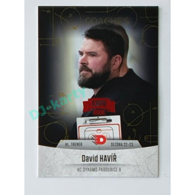 2022/23 Goal Cards Chance #C-18 David Havíř Coach's Expo x/3