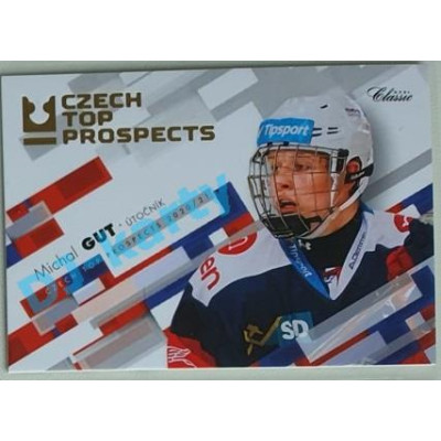 2020/21 OFS 2. série Michal Gut #CTP-15 Czech Top Prospects GOLD /77