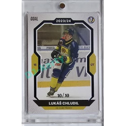 2023/24 Goal cards Chance Liga 1. série #110 Lukáš Chludil Blue 10/10
