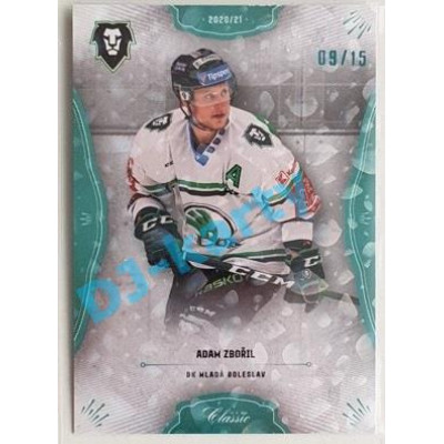 2020/21 OFS 1. série Adam Zbořil #105 09/15 Blue Aquadropp