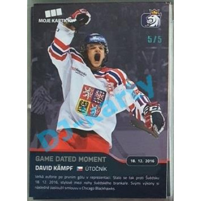 2020 MK reprezentace David Kämpf GDM #91 5/5 Blue