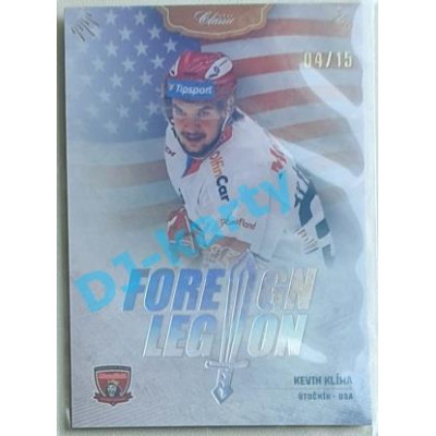 2020/21 OFS 2. série Kevin Klíma #FL-KKL 04/15 Foreign Legion Neon Rainbow