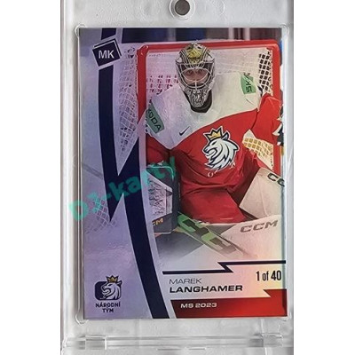 2023 MK reprezentace #073 Marek Langhamer Rainbow 1of40