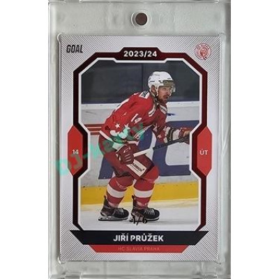 2023/24 Goal cards Chance Liga 2. série #335 Jiří Průžek Red 1/6