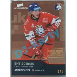 2020 MK reprezentace Andrej Šustr #36 3/5 Red Czech Expo