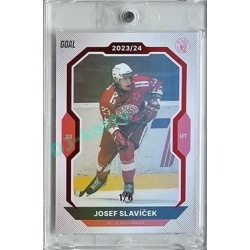 2023/24 Goal cards Chance Liga 2. série #336 Josef Slavíček Red 1/6