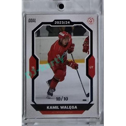2023/24 Goal cards Chance Liga 1. série #121 Kamil Walega Blue 10/10