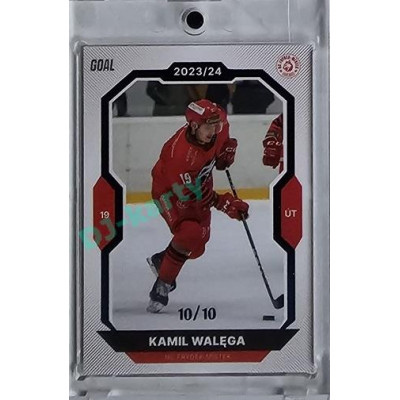 2023/24 Goal cards Chance Liga 1. série #121 Kamil Walega Blue 10/10