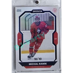 2023/24 Goal cards Chance Liga 1. série #123 Michal Ramik Blue 10/10