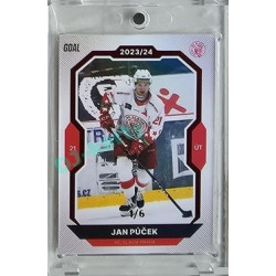 2023/24 Goal cards Chance Liga 2. série #340 Jan Půček Red 1/6