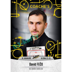 2022/23 Goal Cards Chance Liga 2. série #28 David Fečo Coach´s